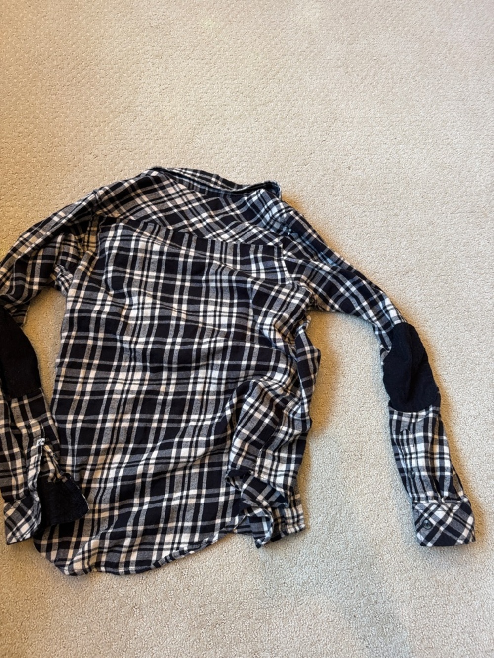Kanu Black & White Plaid Button-Up Shirt - Picture 5 of 5